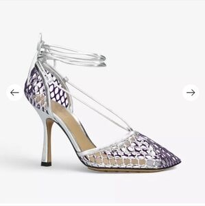 Silver and Purple Women's Heels
